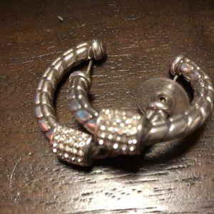 Silver Brighton Hoops